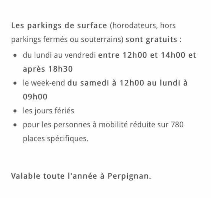 Meuble/clim Cent Hist Perpig+ Park Gratuit * Perpignan